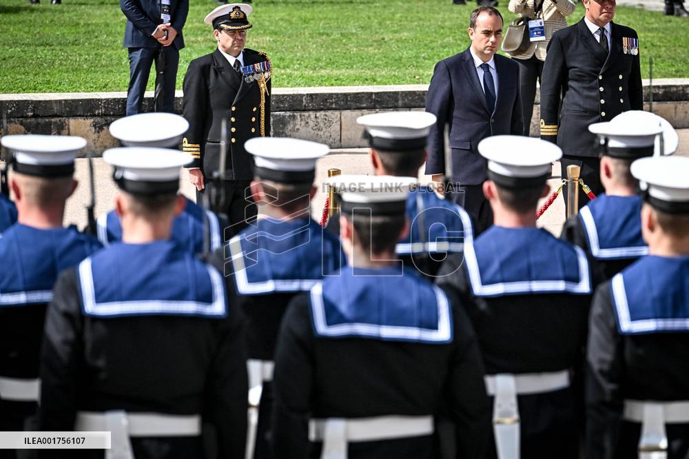 King Charles Visit To France - Visit HMS Iron Duke In Bordeaux