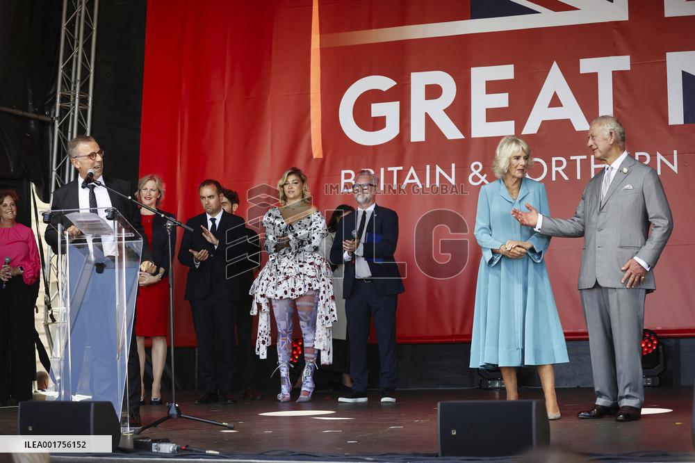 King Charles Visit To France - Place de la Bourse - Bordeaux