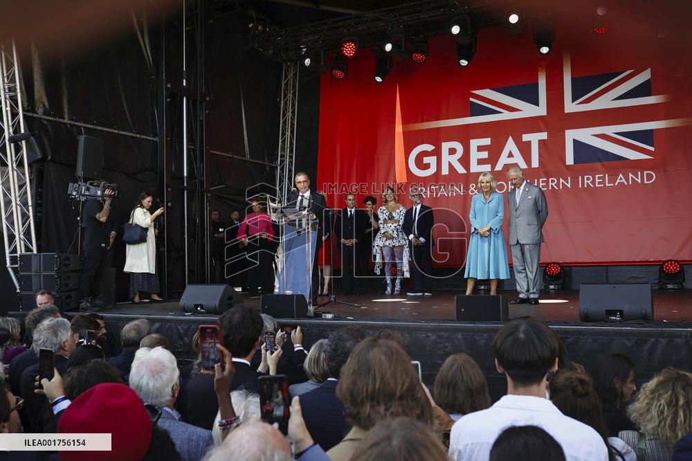 King Charles Visit To France - Place de la Bourse - Bordeaux