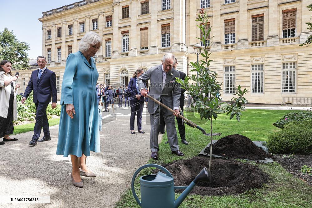 King Charles Visit To France - Hotel De Ville In Bordeaux