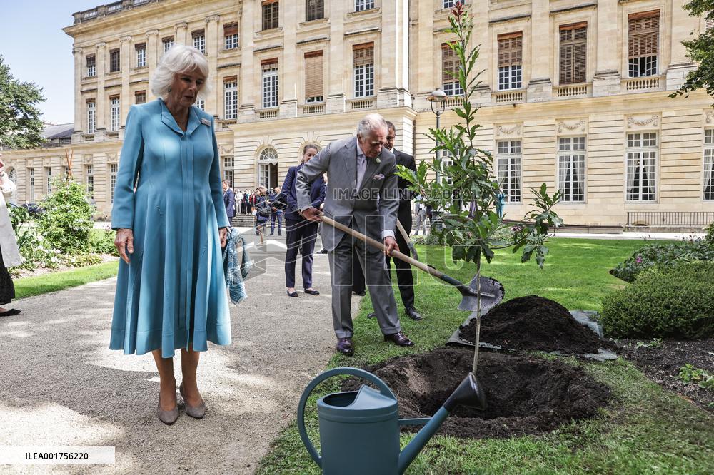 King Charles Visit To France - Hotel De Ville In Bordeaux