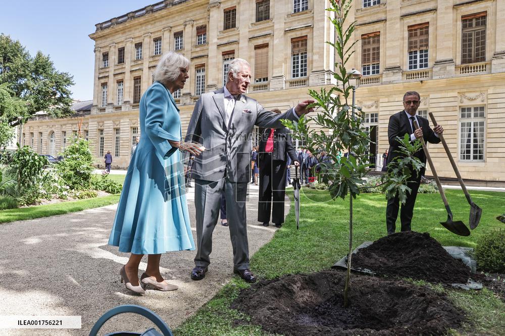 King Charles Visit To France - Hotel De Ville In Bordeaux