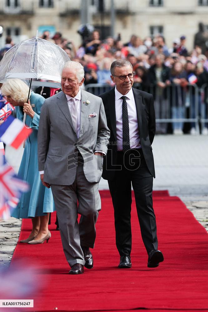 King Charles Visit To France - Hotel De Ville In Bordeaux