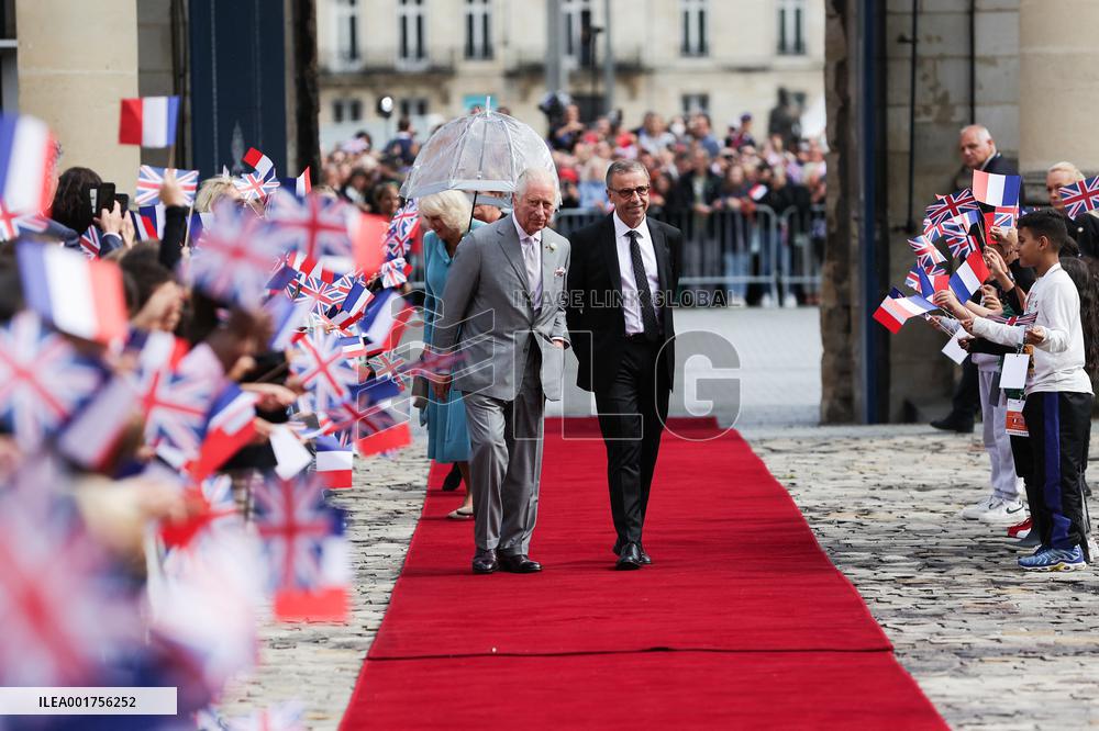 King Charles Visit To France - Hotel De Ville In Bordeaux