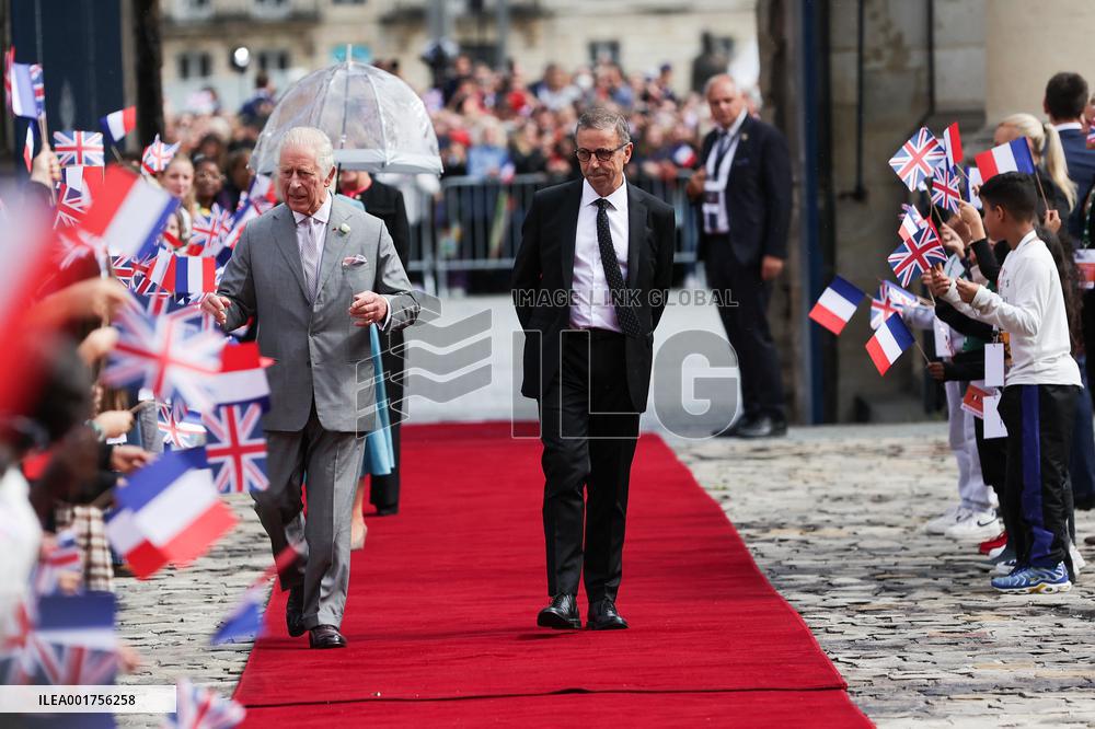King Charles Visit To France - Hotel De Ville In Bordeaux