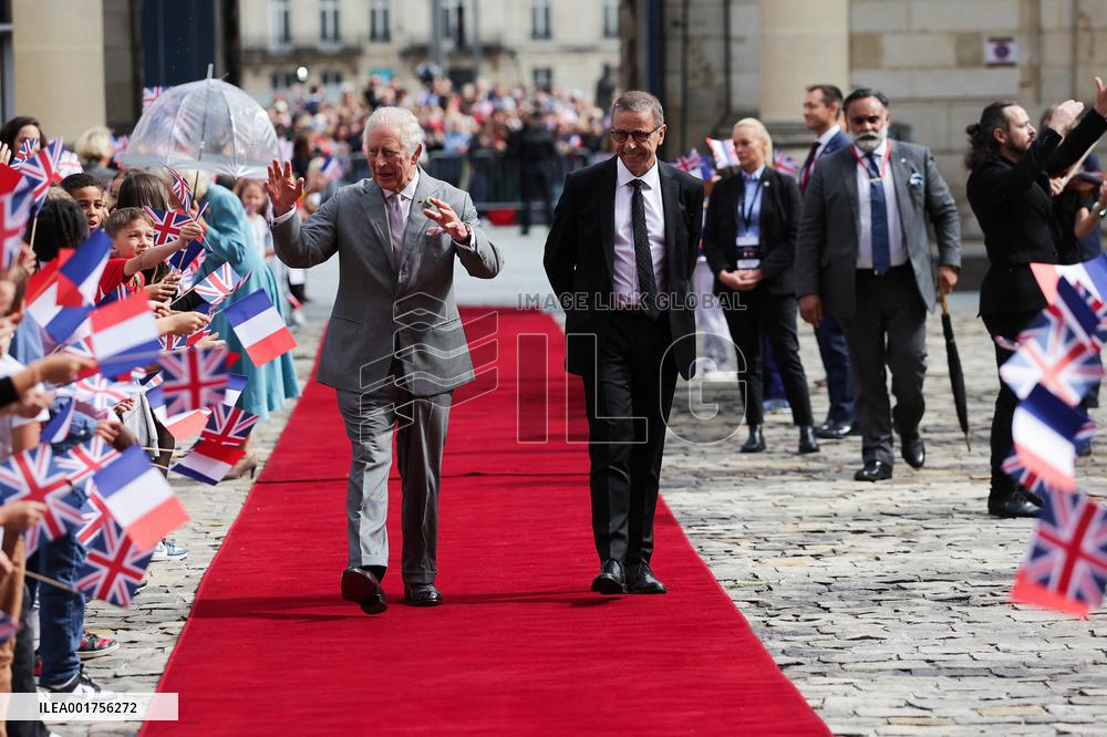 King Charles Visit To France - Hotel De Ville In Bordeaux
