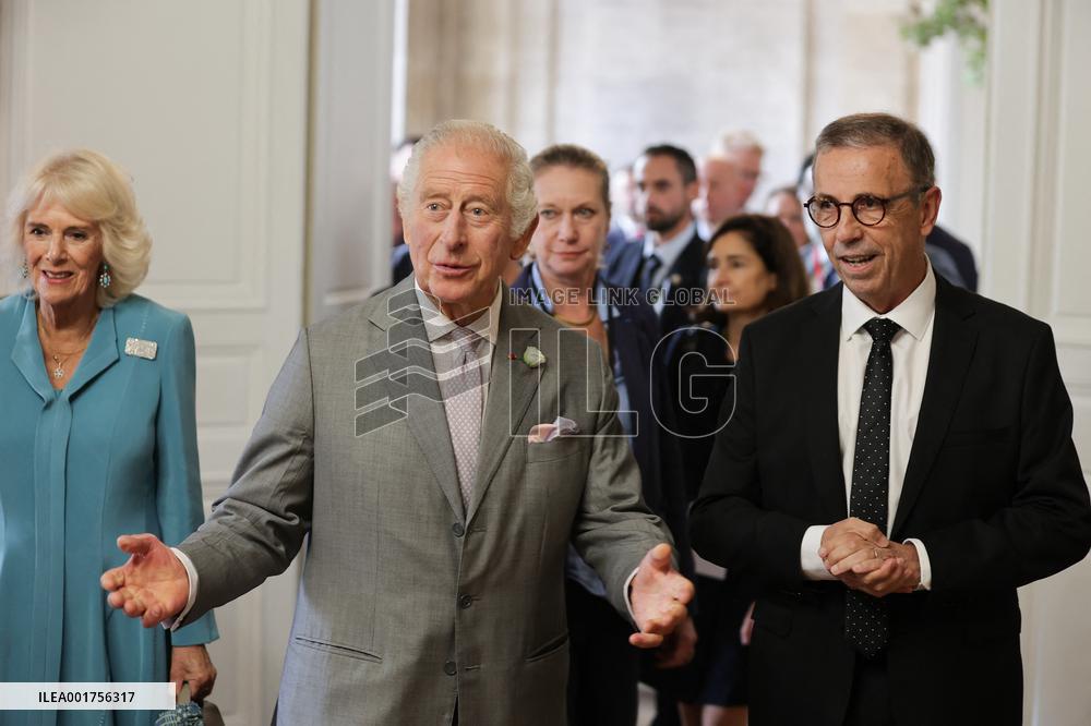 King Charles Visit To France - Hotel De Ville In Bordeaux
