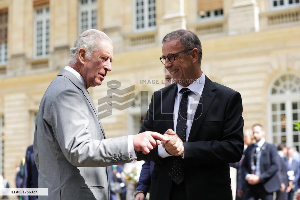 King Charles Visit To France - Hotel De Ville In Bordeaux