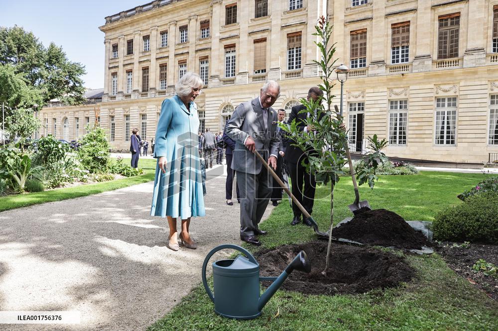 King Charles Visit To France - Hotel De Ville In Bordeaux