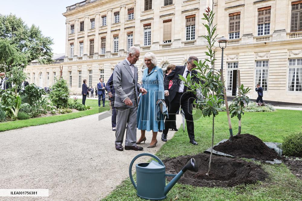King Charles Visit To France - Hotel De Ville In Bordeaux