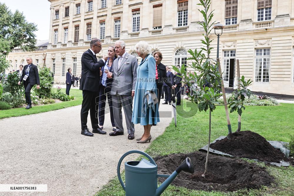 King Charles Visit To France - Hotel De Ville In Bordeaux