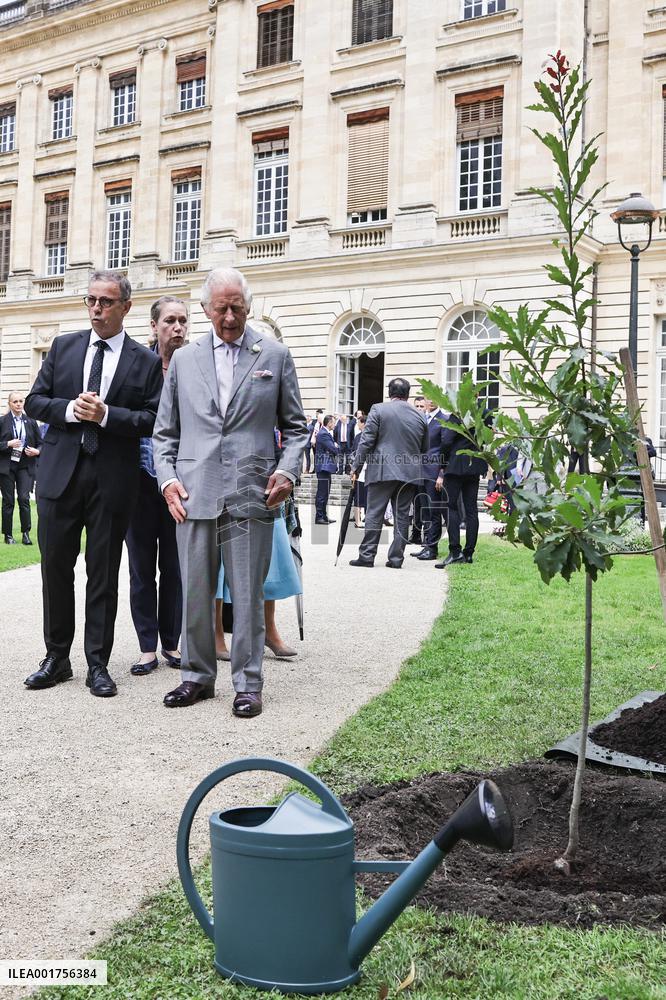 King Charles Visit To France - Hotel De Ville In Bordeaux