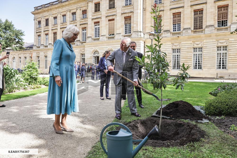 King Charles Visit To France - Hotel De Ville In Bordeaux