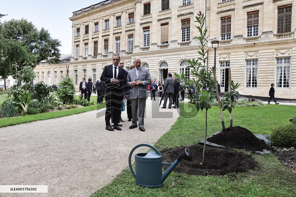 King Charles Visit To France - Hotel De Ville In Bordeaux