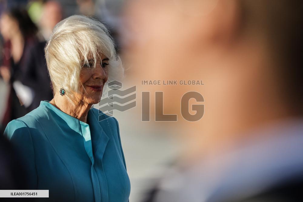 King Charles Visit To France - At Bordeaux Merignac Airport