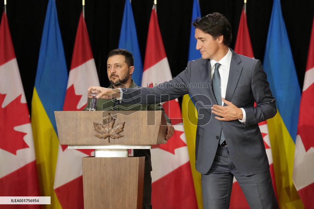 Zelensky Visits Ally Canada