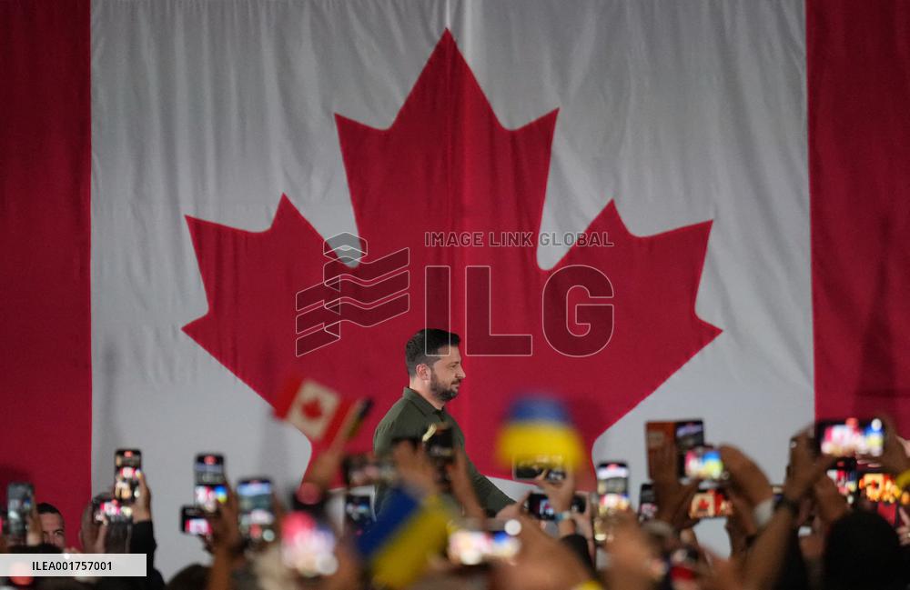 Zelensky Visits Ally Canada