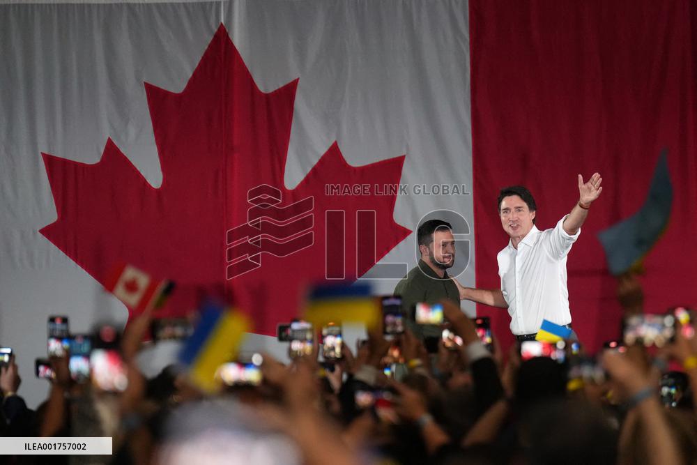 Zelensky Visits Ally Canada