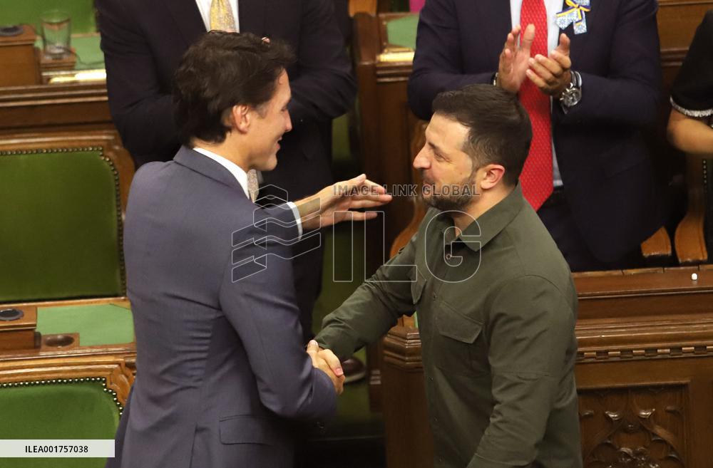 Zelensky Visits Ally Canada