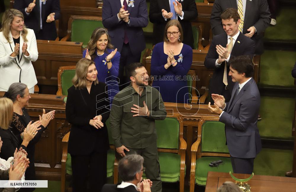 Zelensky Visits Ally Canada