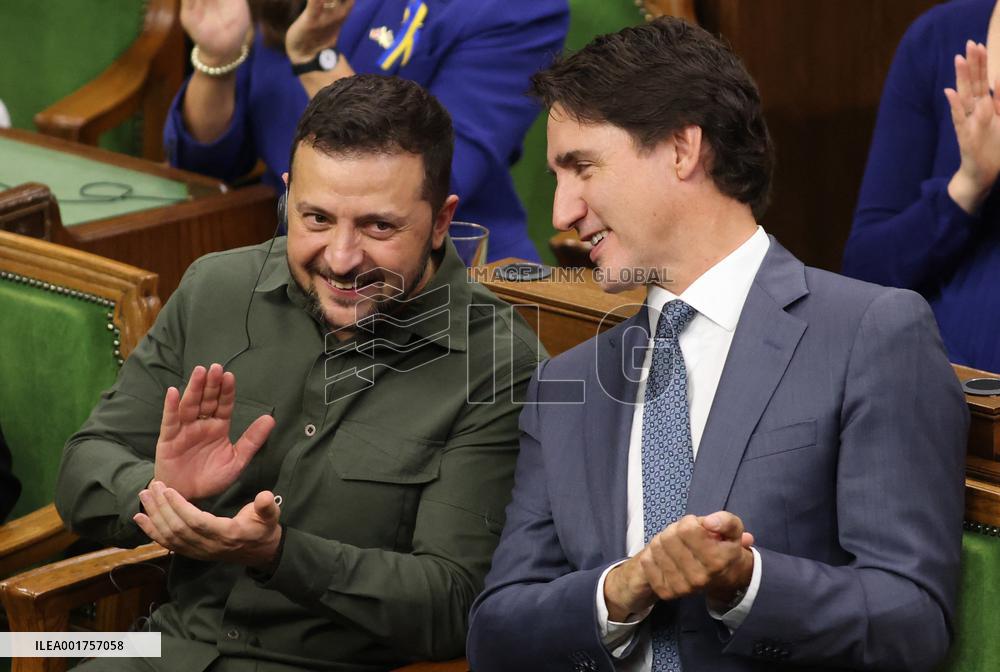 Zelensky Visits Ally Canada