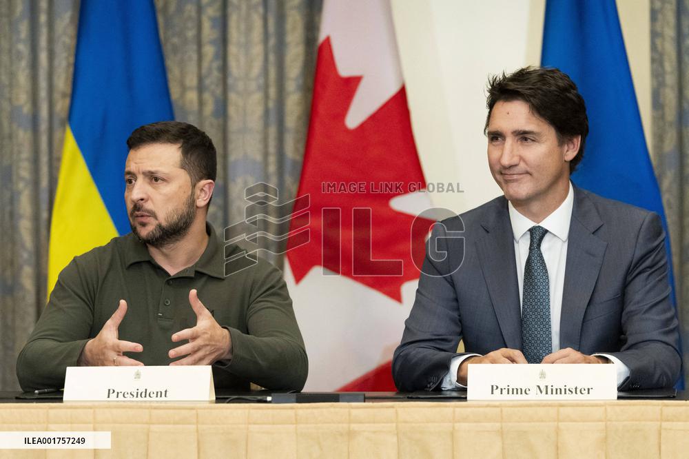 Zelensky Visits Ally Canada