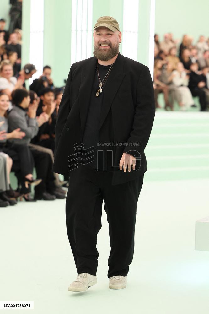 MFW - Designer Marco Falcioni Walks Boss Runway