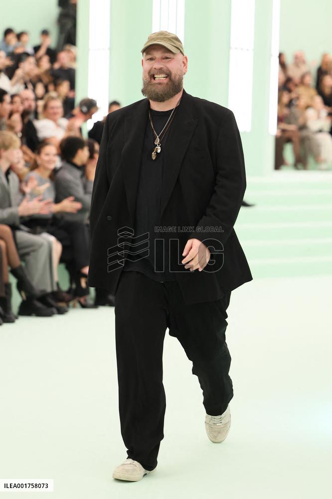 MFW - Designer Marco Falcioni Walks Boss Runway