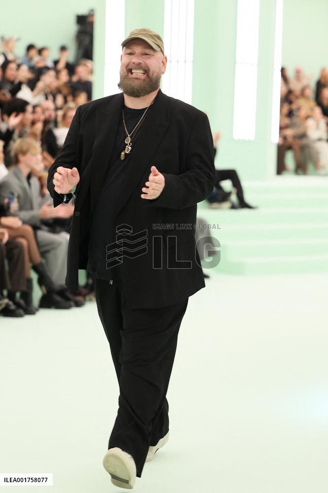 MFW - Designer Marco Falcioni Walks Boss Runway