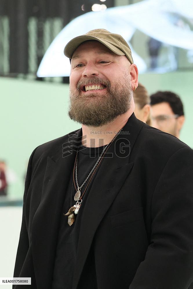 MFW - Designer Marco Falcioni Walks Boss Runway