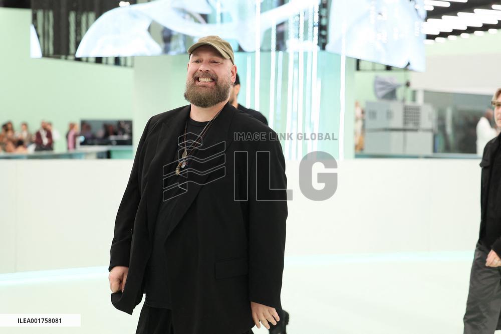 MFW - Designer Marco Falcioni Walks Boss Runway