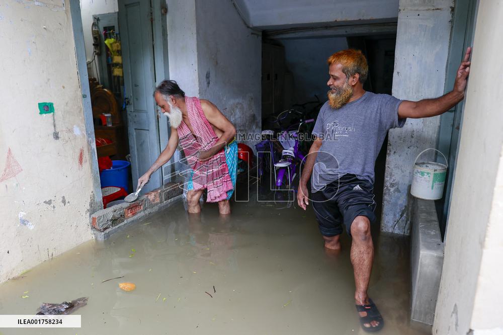 Heavy Rains Trigger Flooding - Dhaka