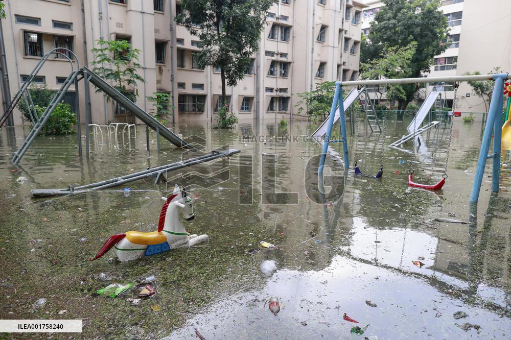 Heavy Rains Trigger Flooding - Dhaka