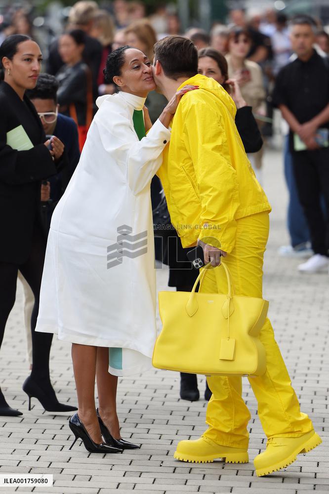 MFW - Ferragamo Arrivals