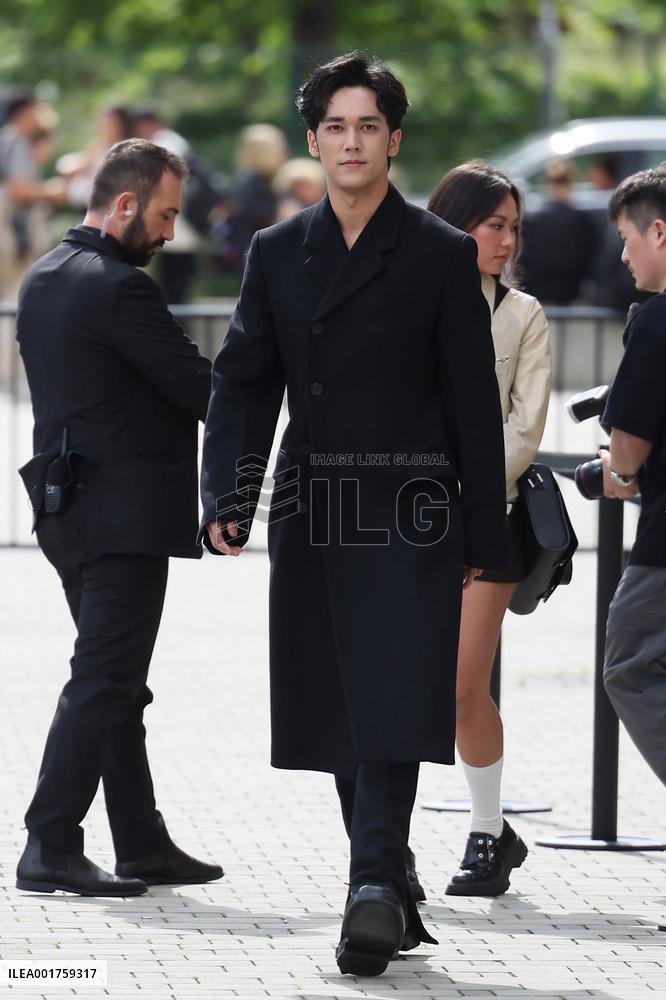 MFW - Ferragamo Arrivals