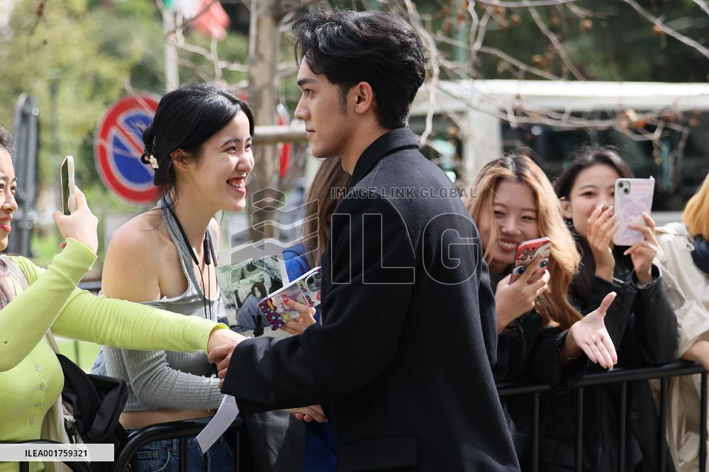 MFW - Ferragamo Arrivals