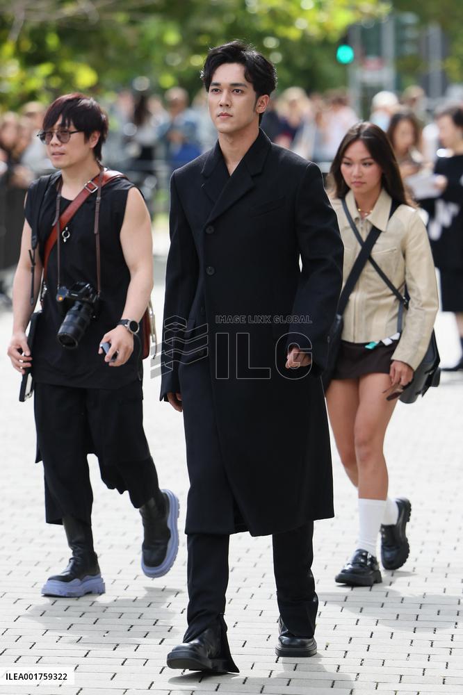 MFW - Ferragamo Arrivals