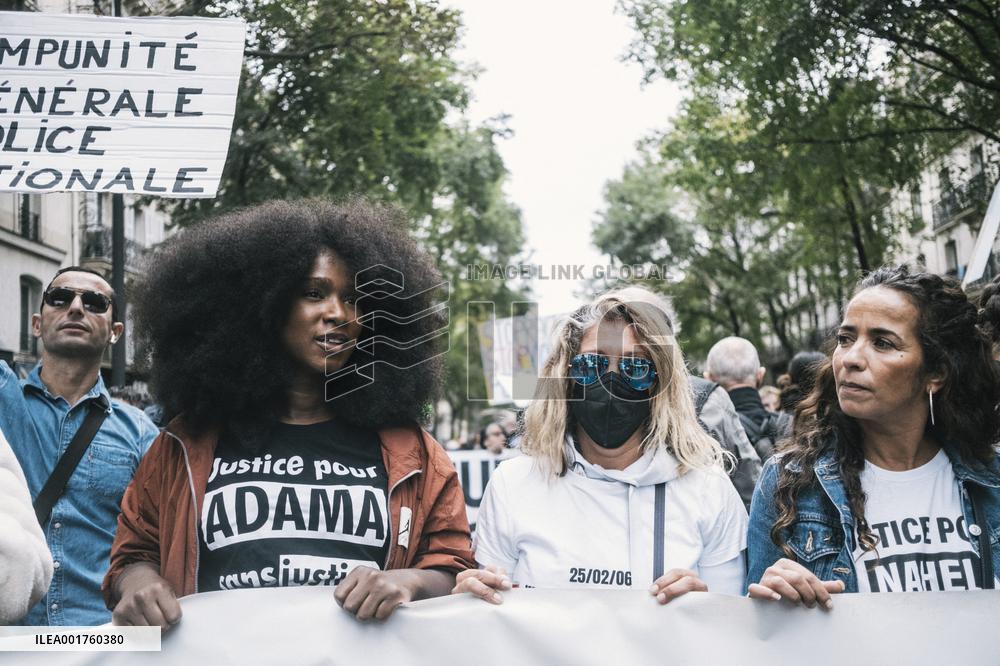 Demonstration " against police violence and systemic racism " - Paris