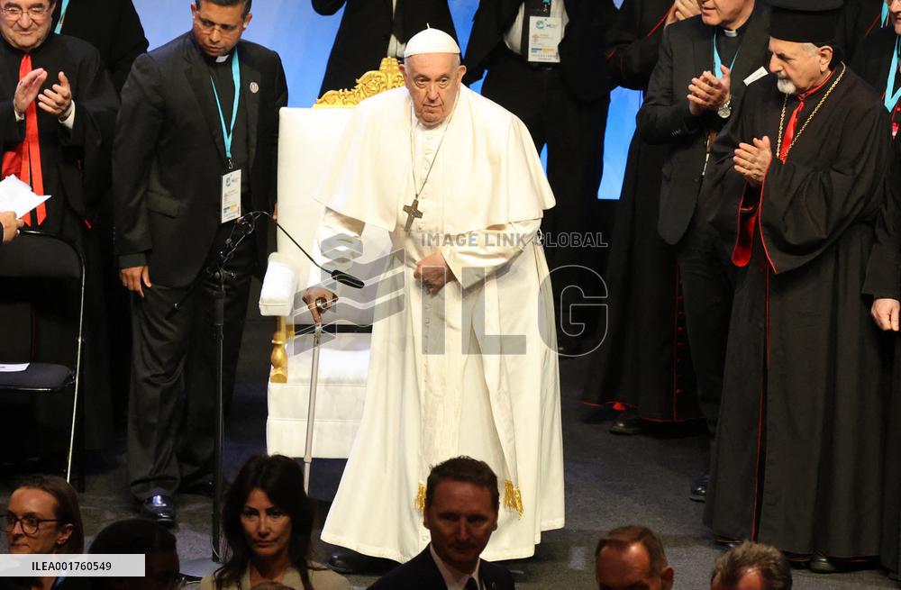 Pope Francis Visits Marseille - Palais du Pharo