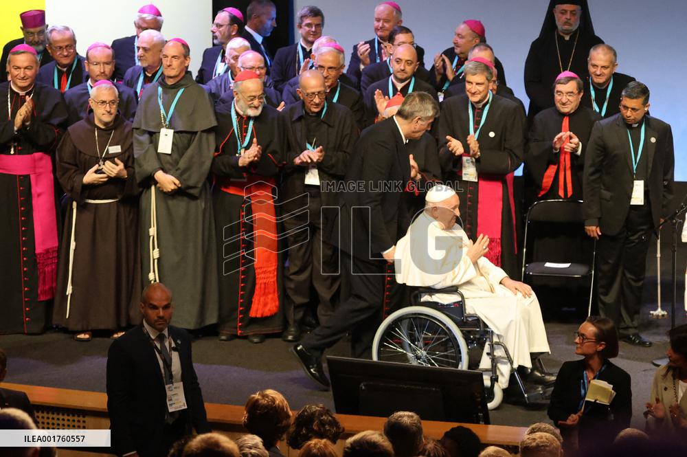 Pope Francis Visits Marseille - Palais du Pharo