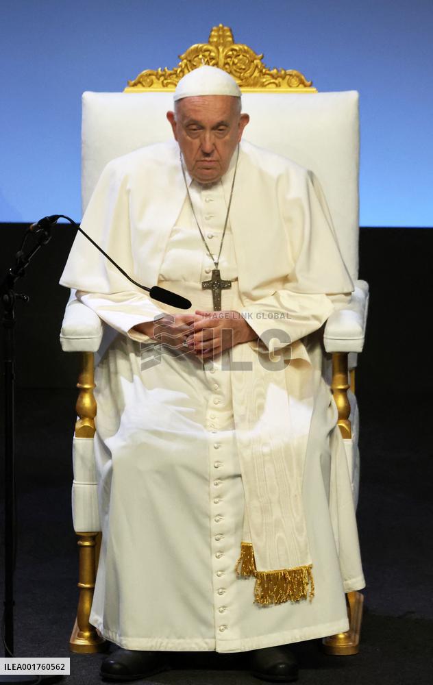 Pope Francis Visits Marseille - Palais du Pharo