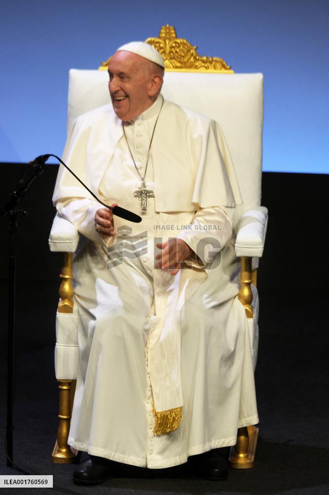 Pope Francis Visits Marseille - Palais du Pharo