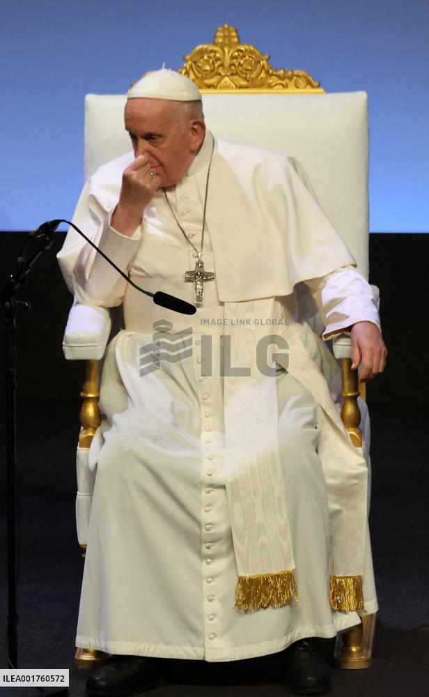 Pope Francis Visits Marseille - Palais du Pharo
