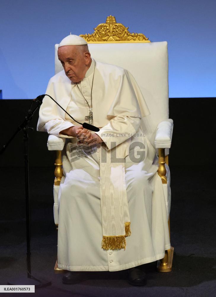 Pope Francis Visits Marseille - Palais du Pharo