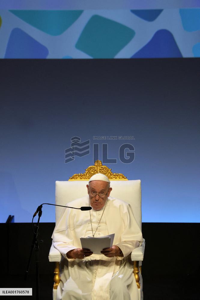 Pope Francis Visits Marseille - Palais du Pharo