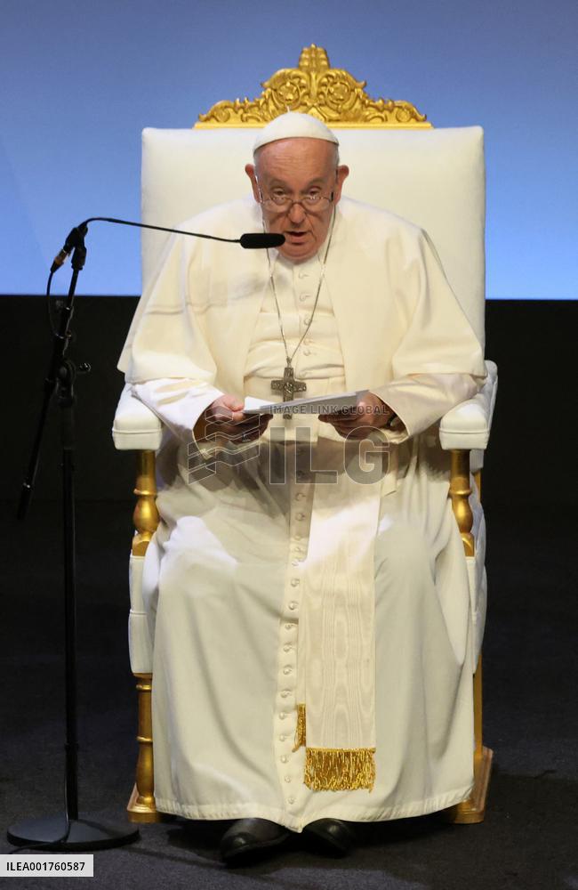 Pope Francis Visits Marseille - Palais du Pharo