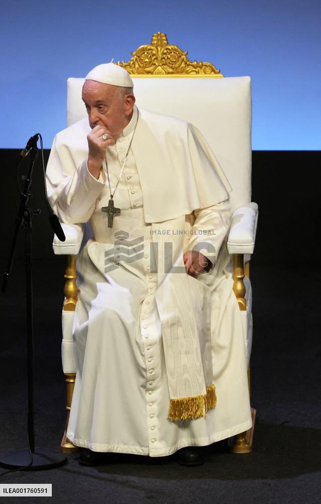 Pope Francis Visits Marseille - Palais du Pharo