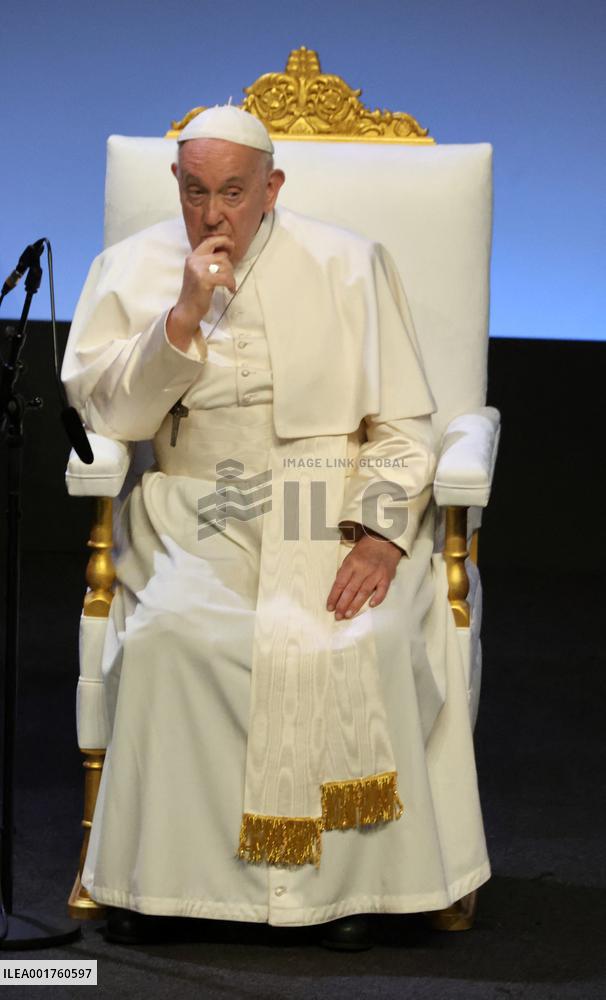 Pope Francis Visits Marseille - Palais du Pharo