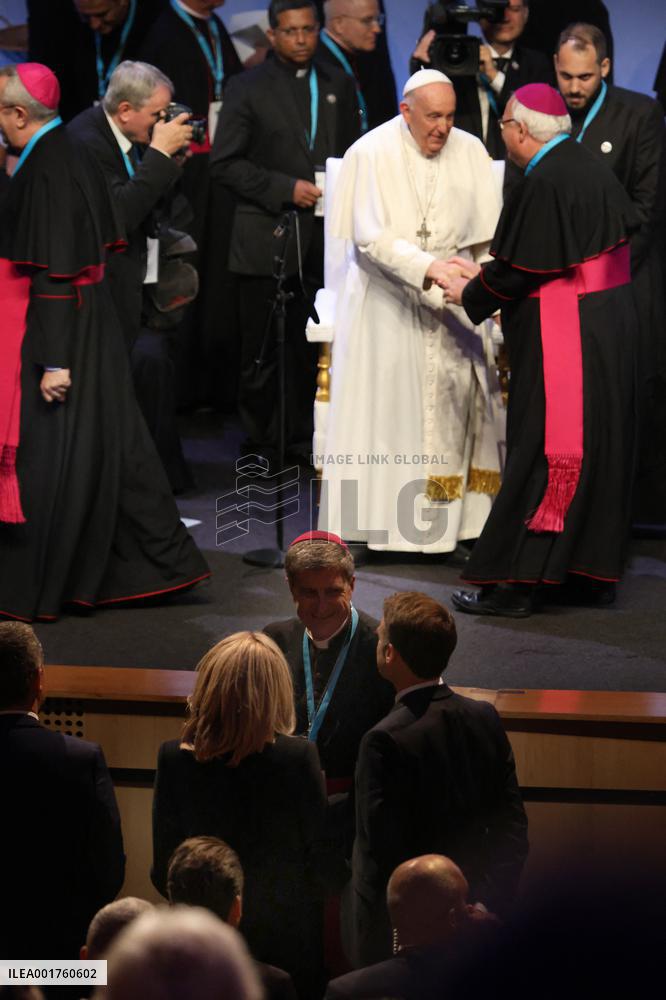 Pope Francis Visits Marseille - Palais du Pharo