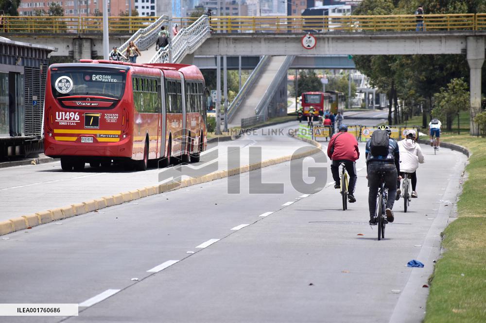 Bogota Day Without Private Vehicles